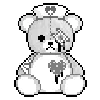 🧸 Эмодзи «🧸 Black - черный эстетик» для Telegram