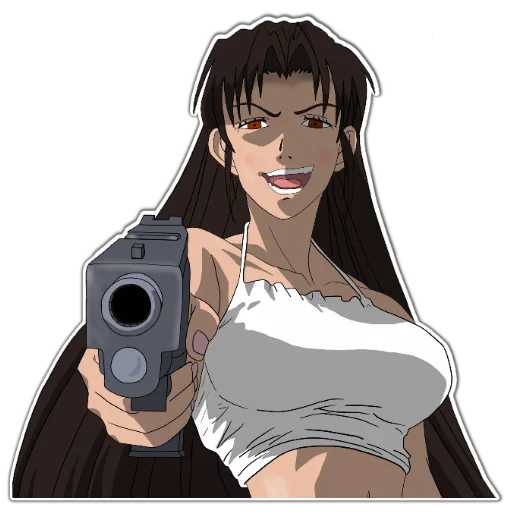 😏 Стикер «BlackLagoon» для Telegram
