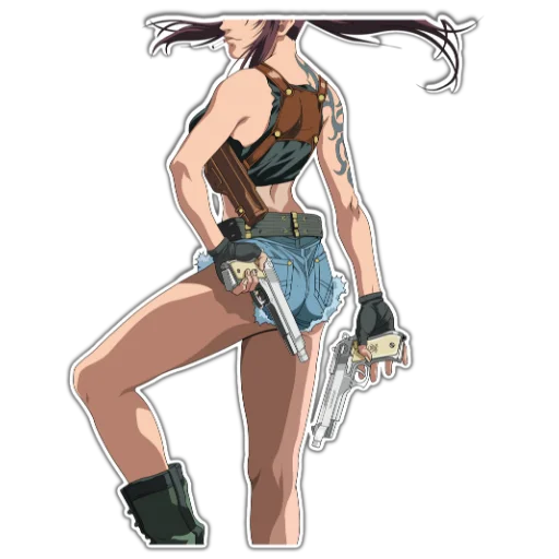 😎 Стикер «BlackLagoon» для Telegram