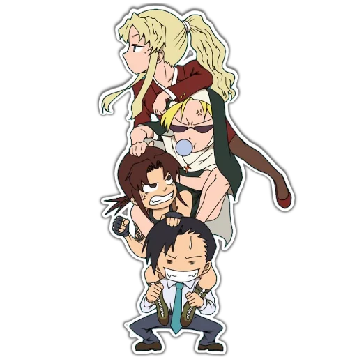 🔥 Стикер «BlackLagoon» для Telegram
