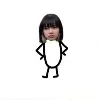 😐 Эмодзи «Лав Блэк Пинк» для Telegram