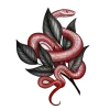 🤩 Эмодзи «Black Red Goth Magic» для Telegram