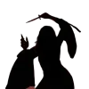 🤩 Эмодзи «Black Red Goth Magic» для Telegram