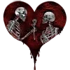 🤩 Эмодзи «Black Red Goth Magic» для Telegram