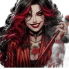 🤩 Эмодзи «Black Red Goth Magic» для Telegram
