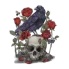 🤩 Эмодзи «Black Red Goth Magic» для Telegram