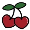 🌑 Эмодзи «Dark Black Red Mixed» для Telegram