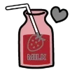 🌑 Эмодзи «Dark Black Red Mixed» для Telegram