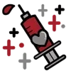 🌑 Эмодзи «Dark Black Red Mixed» для Telegram