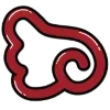 🌑 Эмодзи «Dark Black Red Mixed» для Telegram