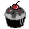 🌑 Эмодзи «Dark Black Red Mixed» для Telegram
