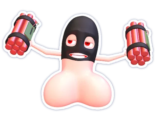 😎 Стикер «BlackSmileyKher» для Telegram