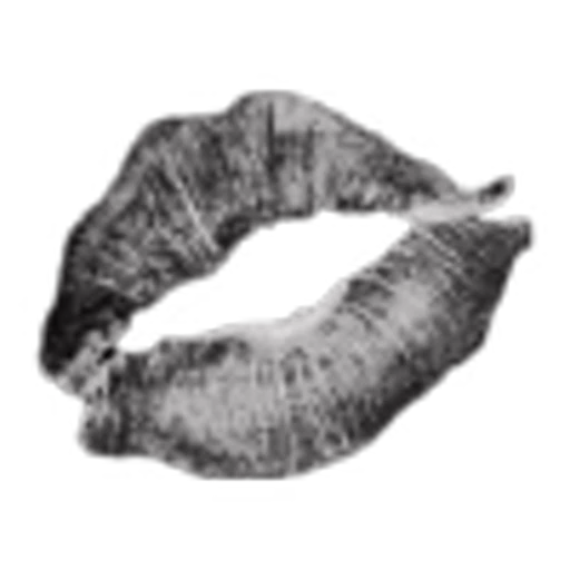 💋 Эмодзи «black white» для Telegram
