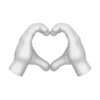 🫶 Эмодзи «𝒃𝒍 𝒘𝒉» для Telegram
