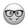 🤓 Эмодзи «𝒃𝒍 𝒘𝒉» для Telegram