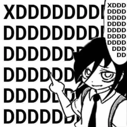 🤣 Стикер «black anime girl» для Telegram