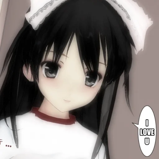 🥺 Стикер «black anime girl» для Telegram