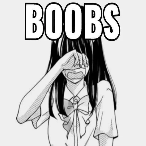 🍒 Стикер «black anime girl» для Telegram