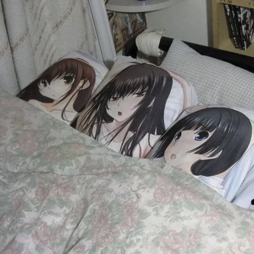 😴 Стикер «black anime girl» для Telegram