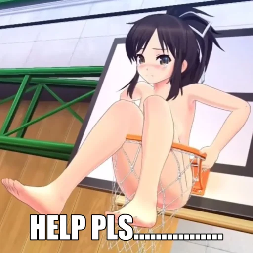 🥺 Стикер «black anime girl» для Telegram