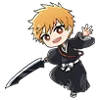 🍓 Эмодзи «Bleach Chibi» для Telegram