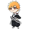 🍓 Эмодзи «Bleach Chibi» для Telegram