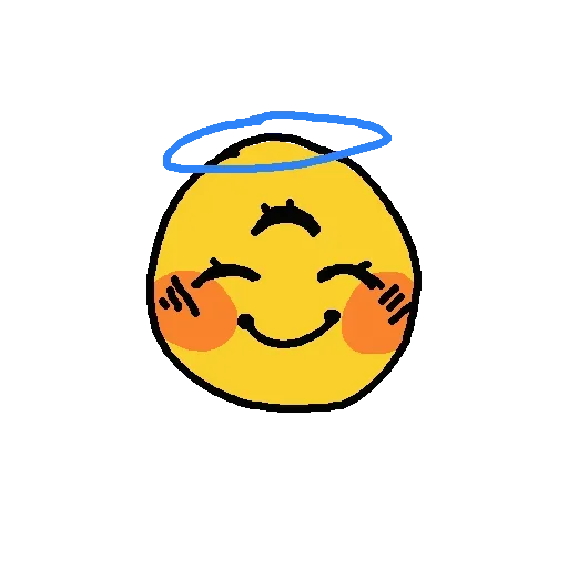 😇 Стикер «Blessed Emojis» для Telegram