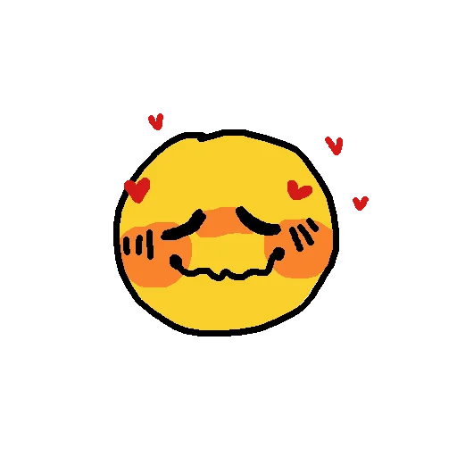 🥰 Стикер «blessed» для Telegram