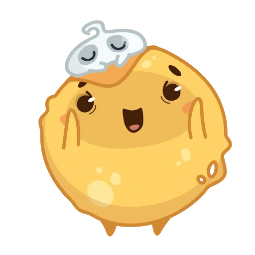 ☺️ Стикер «Pancake and Sourcream» для Telegram