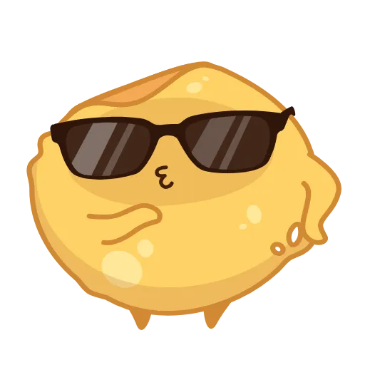 😘 Стикер «Pancake and Sourcream» для Telegram