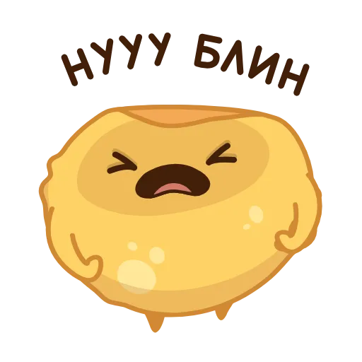 🥞 Стикер «Pancake and Sourcream» для Telegram