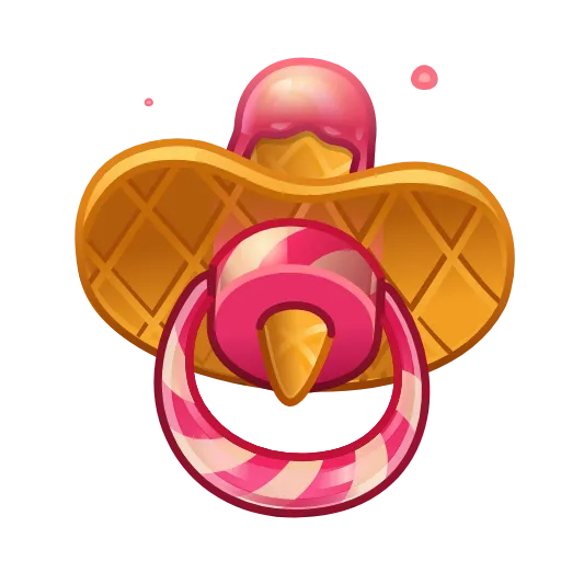 🍼 Стикер «Bling Binky» для Telegram