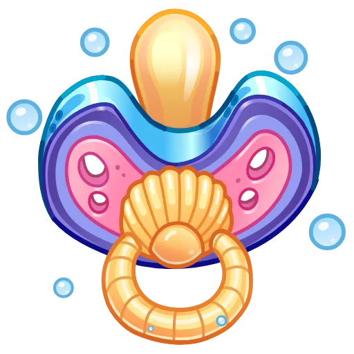 🍼 Стикер «Bling Binky» для Telegram