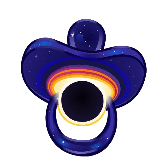 🍼 Эмодзи «Bling Binky» для Telegram