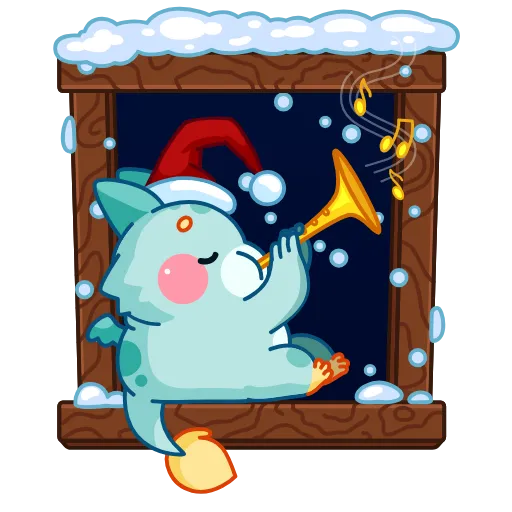🎺 Стикер «Дракон Близз» для Telegram