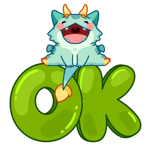 👌 Стикер «Дракон Близз» для Telegram