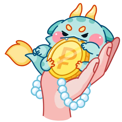 🤑 Стикер «Дракон Близз» для Telegram