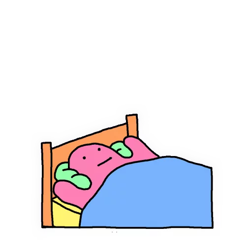 💤 Стикер «Blobby» для Telegram