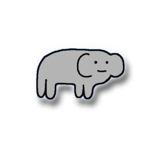 🐘 Стикер «Blobby» для Telegram