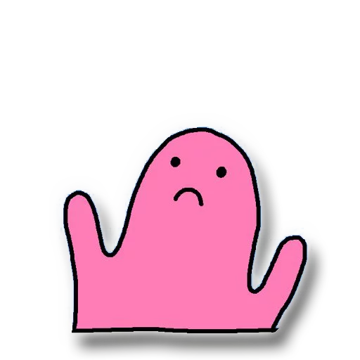 ☹ Стикер «Blobby» для Telegram