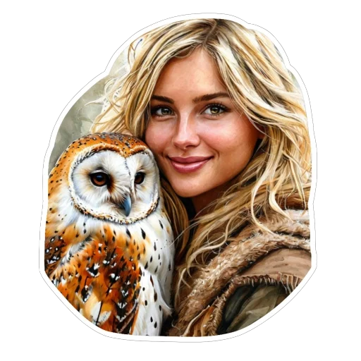 🦉 Стикер «Blonde» для Telegram