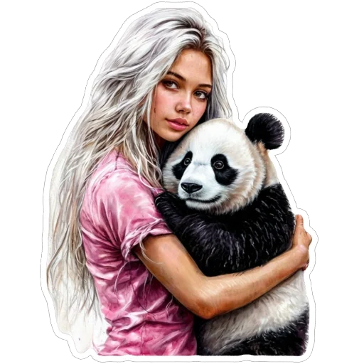 🐼 Стикер «Blonde» для Telegram
