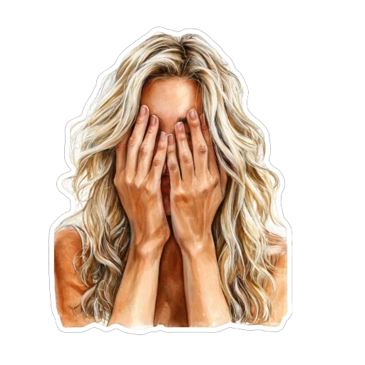 🙈 Стикер «Blonde» для Telegram