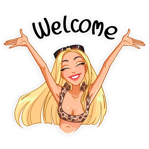 🤙 Стикер «Blondychain» для Telegram