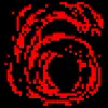6️⃣ Эмодзи «Blood Letters #letter #font» для Telegram
