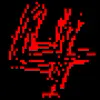 4️⃣ Эмодзи «Blood Letters #letter #font» для Telegram