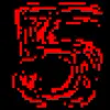 5️⃣ Эмодзи «Blood Letters #letter #font» для Telegram
