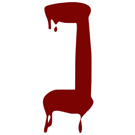 🩸 Эмодзи «Bloody font» для Telegram