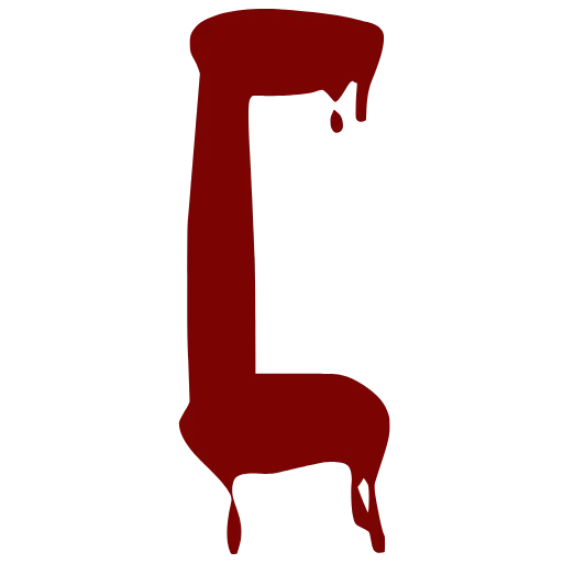 🩸 Эмодзи «Bloody font» для Telegram
