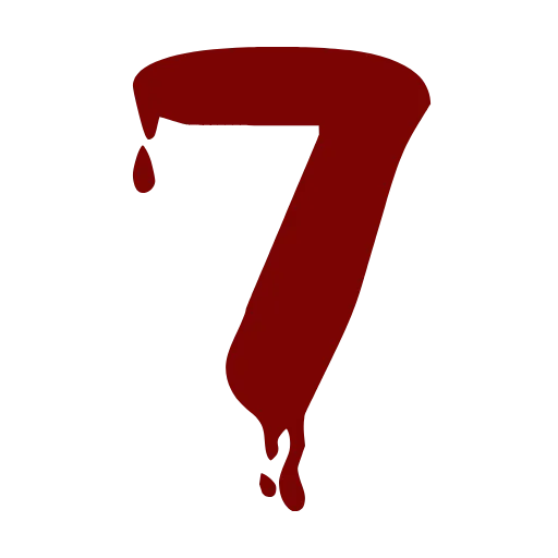 7️⃣ Эмодзи «Bloody font» для Telegram